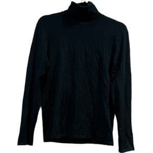 T Tahari Women’s Turtleneck Sweater Top Green Long Sleeve Size M